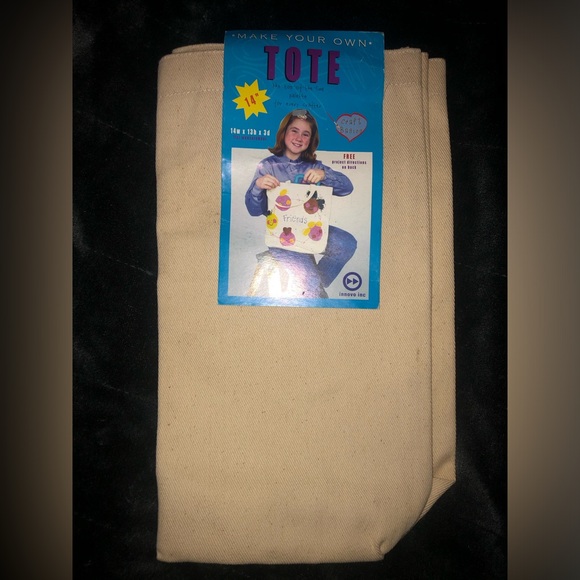 2005 Make Your Own Canvas Tote Bag Kit – NWT with Free Project Directions! 🎀 - Picture 5 of 5